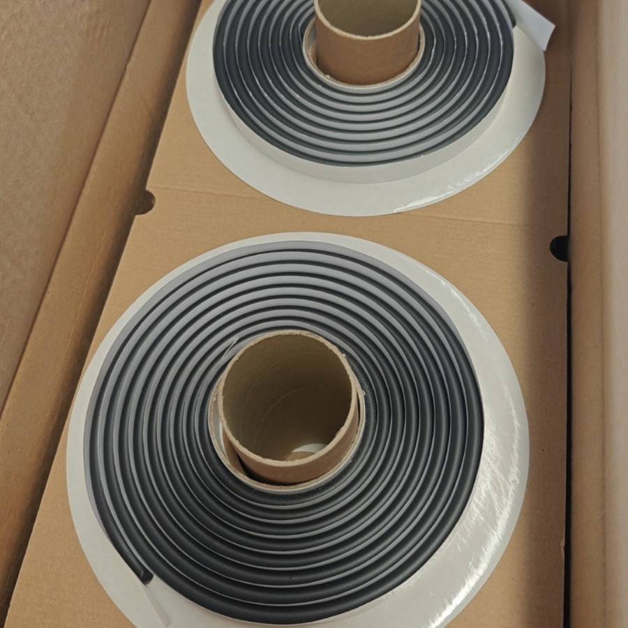 Car Headlight Sealant, Car Door Waterproof Snake Tape, Modified Car Light Butyl Tape with Adhesive Snake Tape