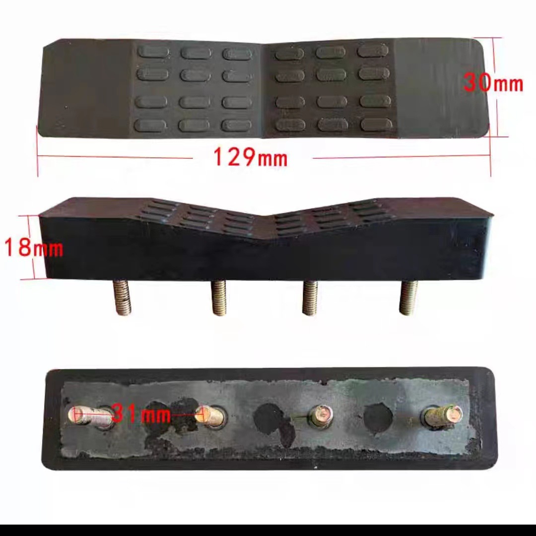 Cable Conveyor Rubber Block Transmission Machine Accessories Laying Machine Track Rubber Pressure Block Rubber Large Quantity Wear-Resistant Rubber Block