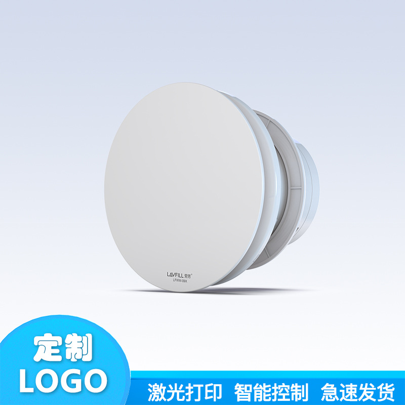 Вентилятор для ванной Laofang, вытяжной вентилятор для стеклянных окон, 4 дюйма 6 дюймов