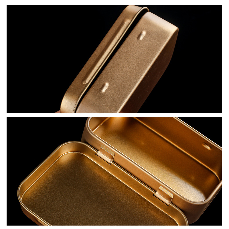 Tinplate conjoined lid cigarette case 20 sets empty box moisture-proof and pressure-resistant portable metal cigarette case smoking accessories