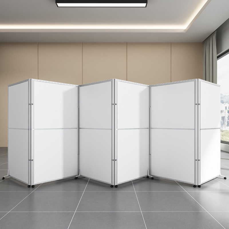 Office screen wholesale mobile push-pull modern simple folding function partition wall factory workshop warehouse baffle