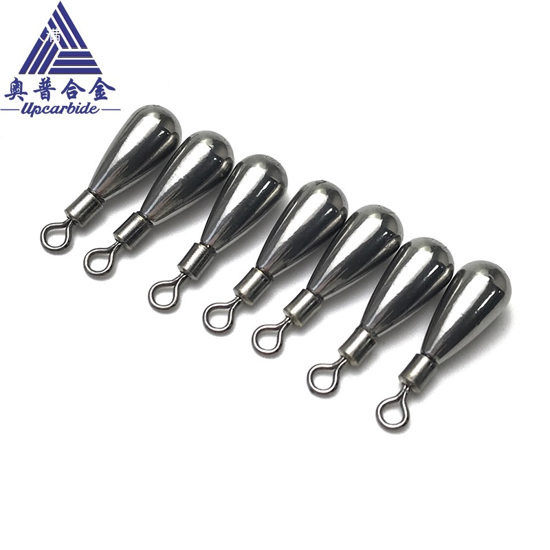 Tungsten Alloy High Specific Gravity Free Water Drop Fishing Sinker, Small Volume, Fast Sinking, Tungsten Steel Inverted Fishing Replaces Large Lead Sinker 187.5g