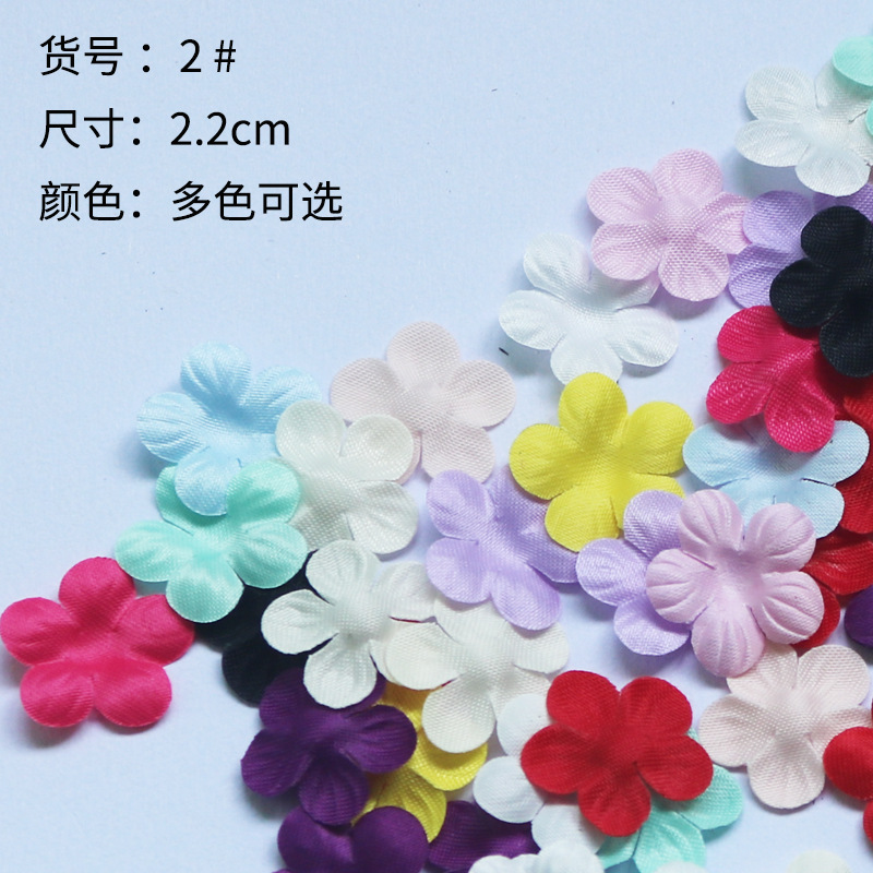 Manufacturer's Handmade DIY Fabric Shaped Petals, Flower Accessories, Stereo Flower Jewelry, Wedding Dress Accessories