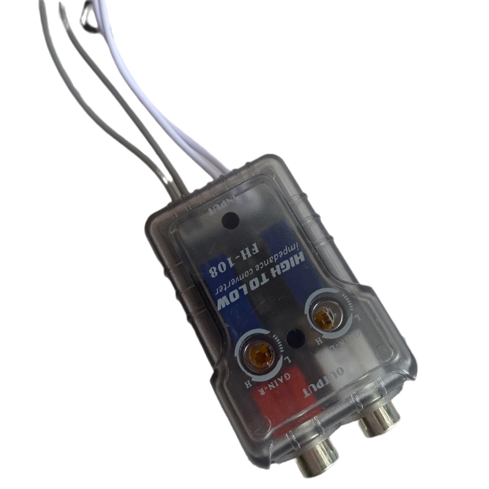 New product with delay function low frequency converter power amplifier subwoofer car audio FH-108/FH128 high to low