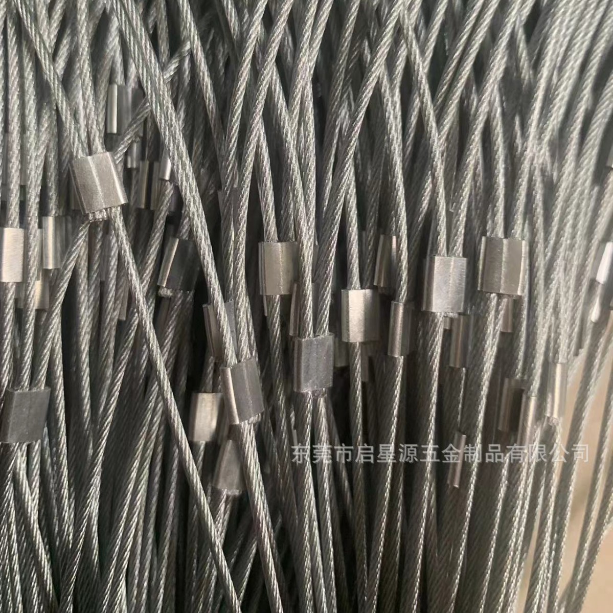 Manufacturer Wholesale Stainless Steel Wire Rope Single-Sided Pressed Oval Aluminum Sleeve Stainless Steel High-Strength Accessories Lifting Rope Pull Rope