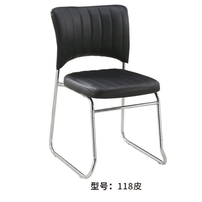Office Chair Comfortable Meeting Chair Dormitory Bow Mahjong Chair Sedentary Stackable Computer Chair Home Backrest Chair