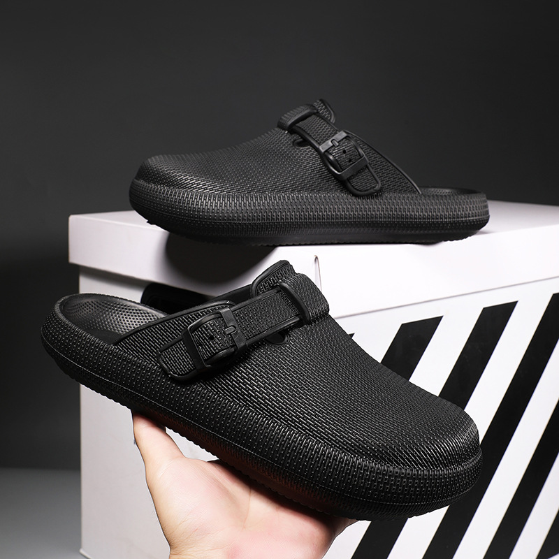 Cleanfita Men's Birkenth Shoes Baotou Men's Spring and Summer Beach Outer Wear Non-slip Waterproof Couple's Casual Slippers