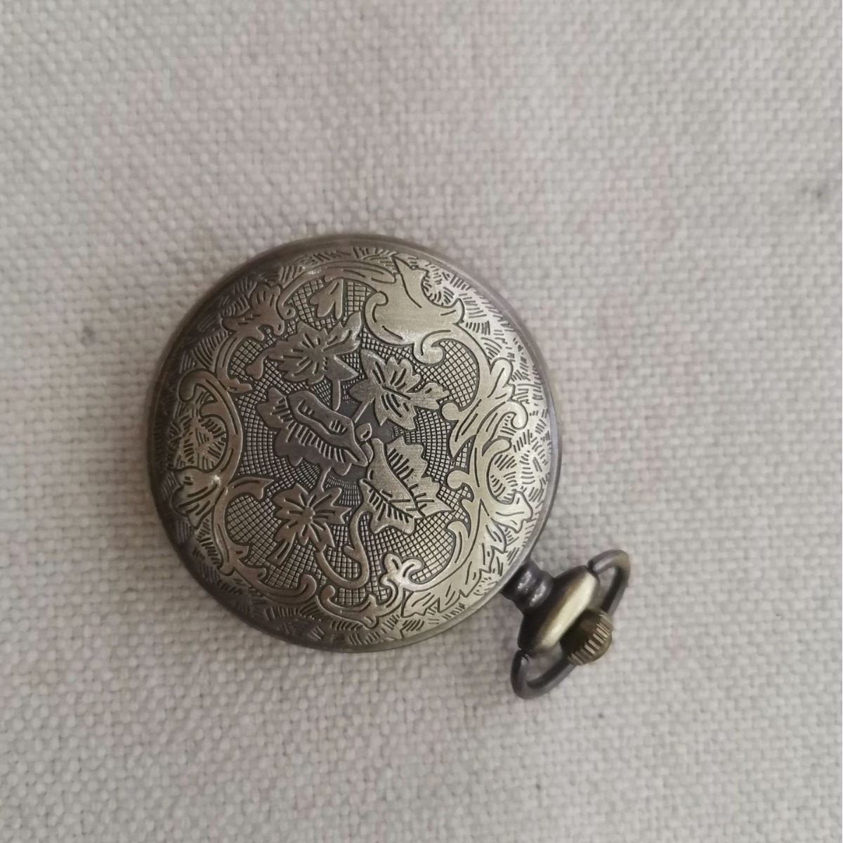 Peony flower hollow pocket watch necklace vintage jewelry wholesale fashion watch Korean sweater chain large