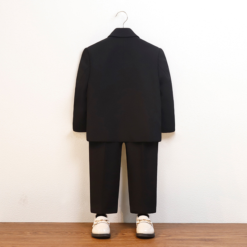 Boy's handsome suit children's design casual small suit Western style coat flower girl photography catwalk performance dress