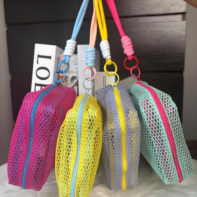 Кросс-граница сетчатая сумка для хранения дофаминовая сетчатая сумка для тофу большая сетчатая косметичка многофункциональная сетчатая сумка