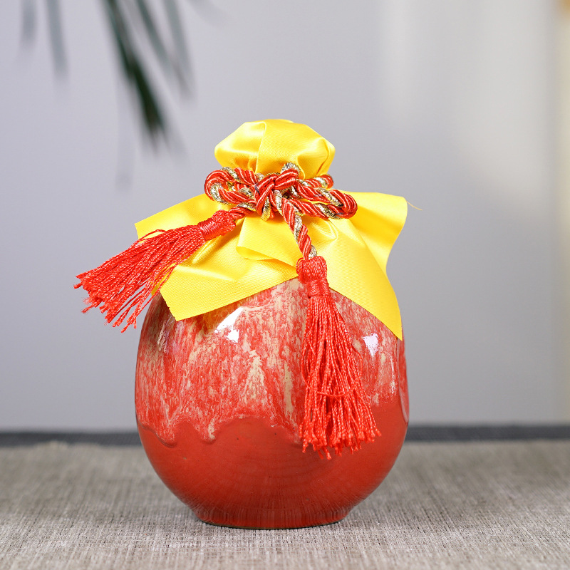 Yixing Chengtian ceramic wine jar wine bottle wholesale one Jin wine jar vintage empty wine bottle bulk wine packaging pottery jar