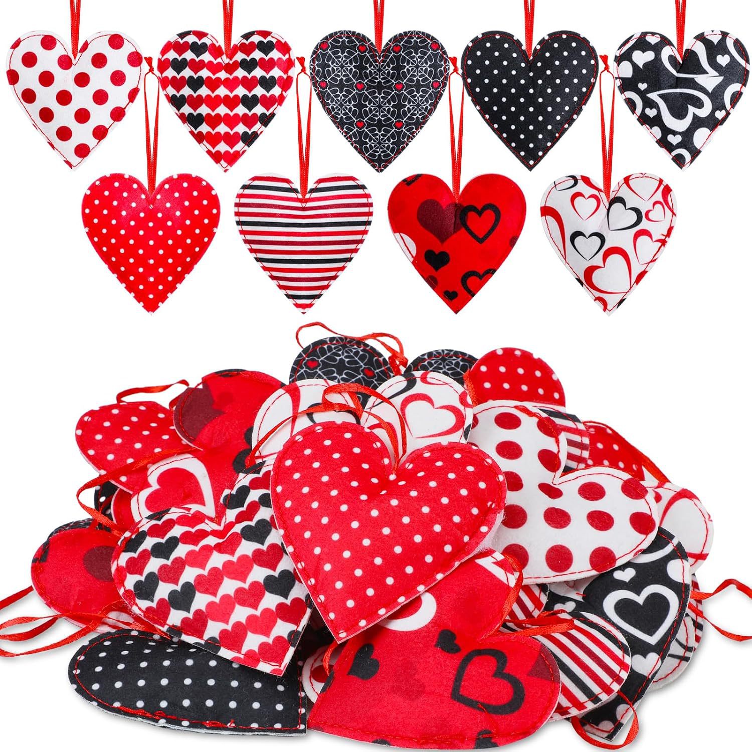 Cross-Border Amazon Valentine's Day Decorative Love Pendants, Various Decorative Pendants, Can Be Used to Create Sample Appearance Pendants