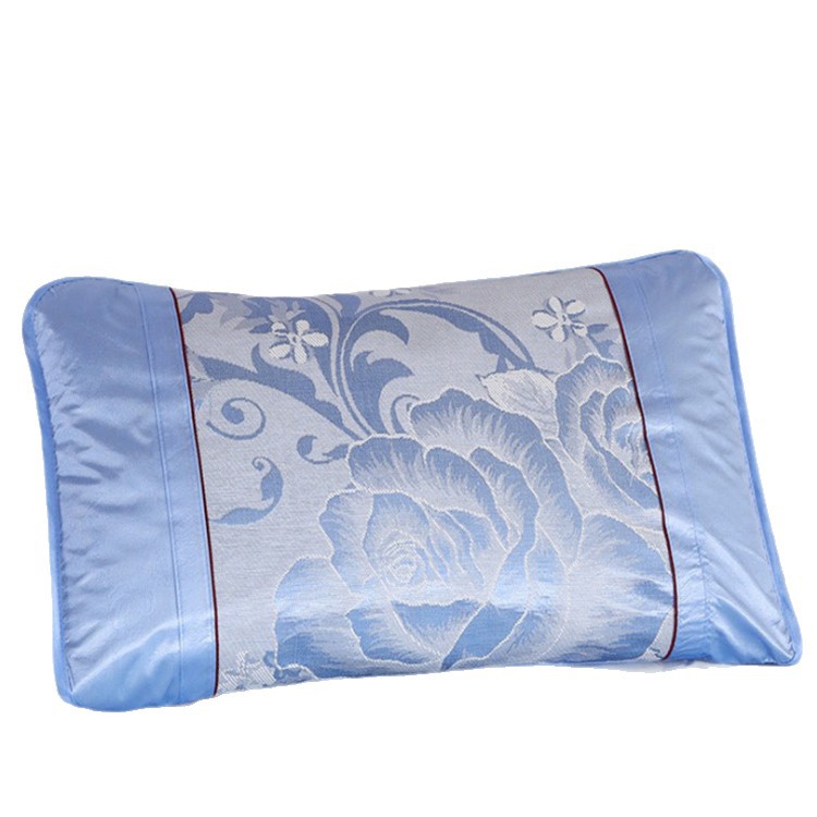 Summer Ice Silk Pillowcase Single Student Dormitory Construction Site Double Ice Silk Foldable Pillowcase