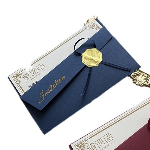 Invitation Letter Company Envelope High-end Atmospheric Business Opening Meeting Annual Meeting Invitation Paper High-end