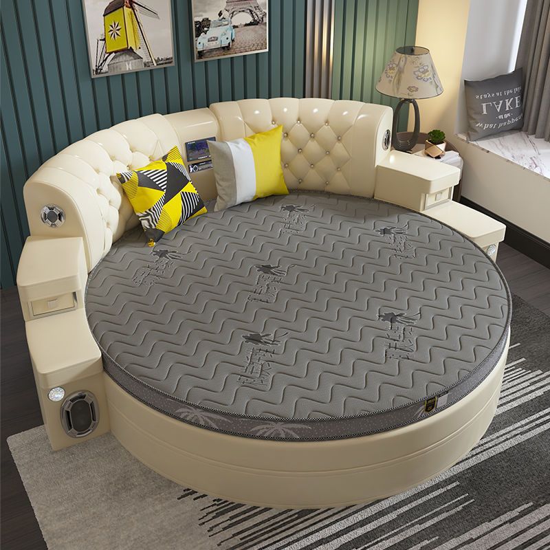 Round Mattress, Hard Mattress, Folding Round Mattress, Hotel and B&B Mattress, Thickened Coconut Palm Round Children's Mattress