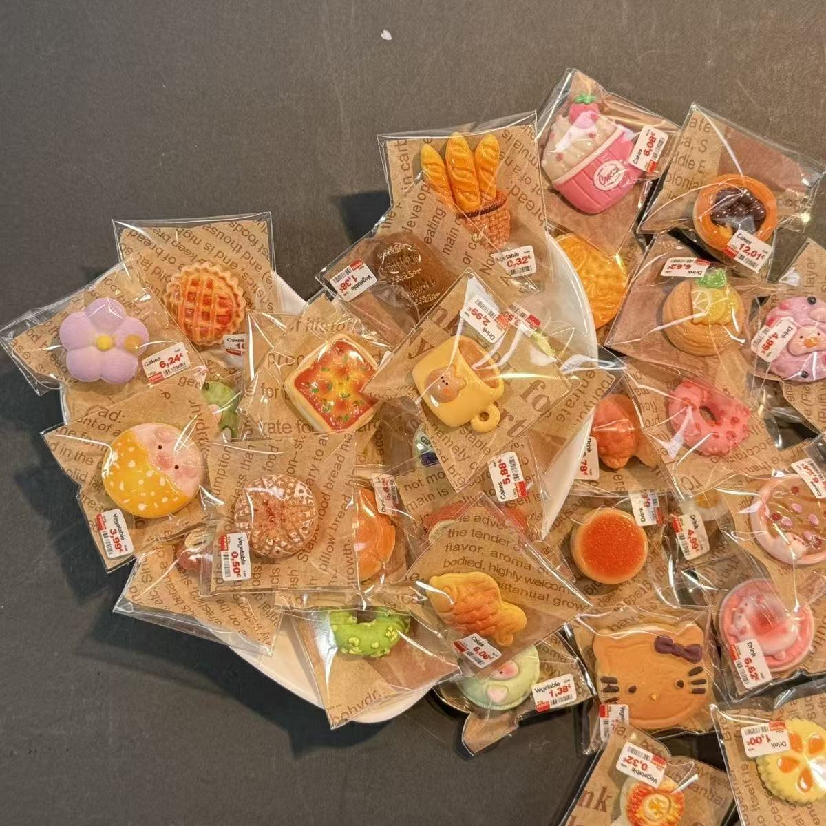 [A variety of choices] mini cake dessert bread play independent packaging miniature simulation children play house