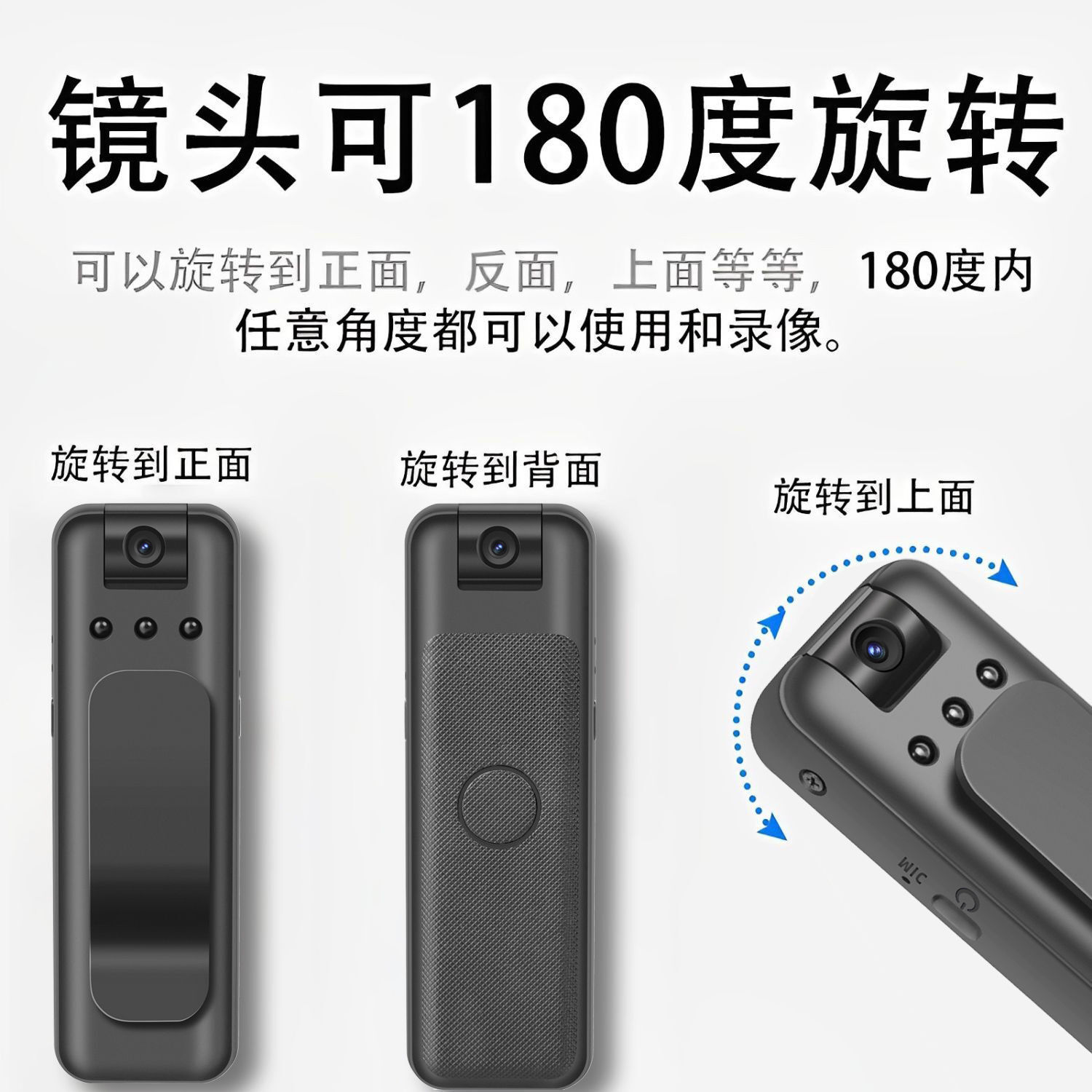 Ultra-clear camera chest-worn remote monitoring law enforcement shooting recorder motion camera video recording pen