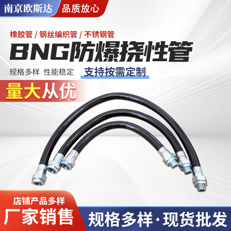 Гибкий взрывозащищенный трубопровод Bng Dn20 4 точки 6 точек нержавеющая сталь резиновый шланг производитель