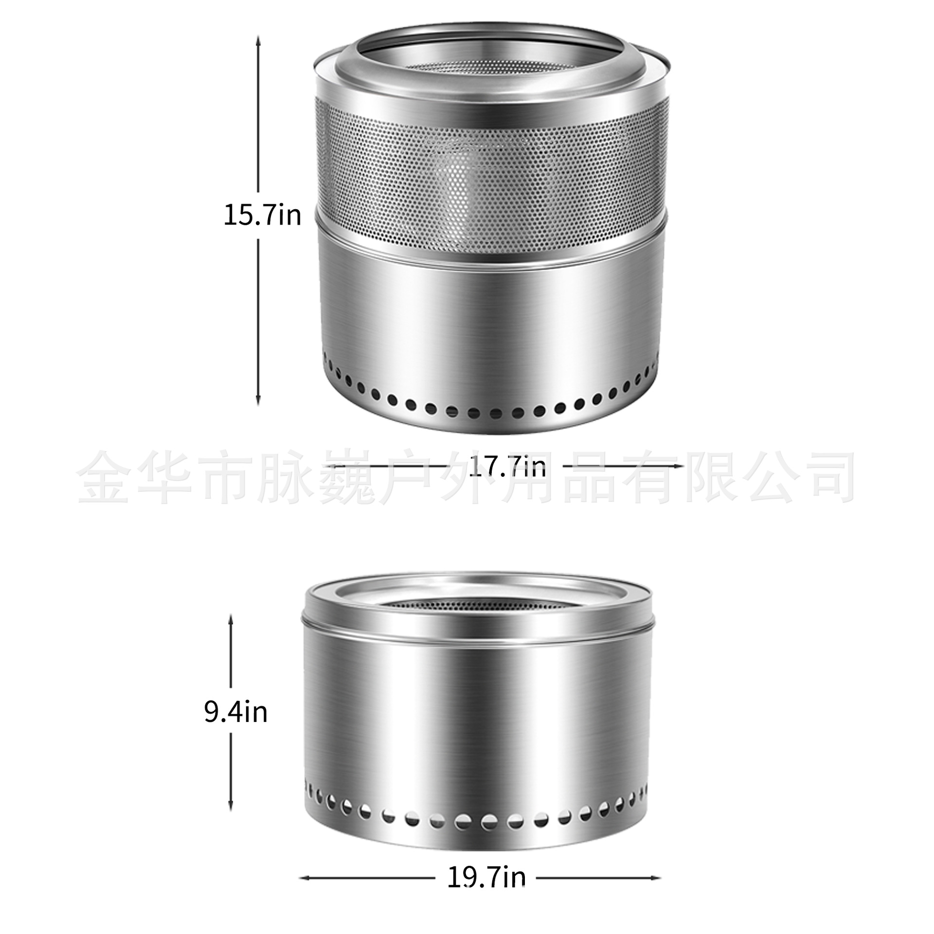 Outdoor Firewood Stove Portable Camping Style Foldableable Firewood Gasification Stove Picnic Travel Field Beacon Tower Mw-D245A