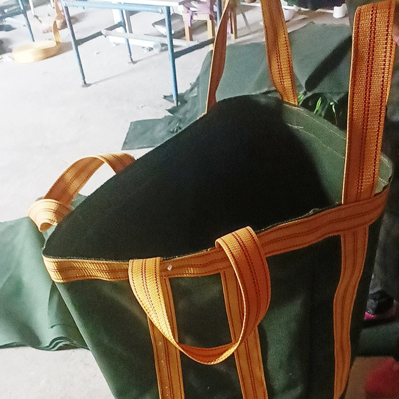 Manufacturer Customized Canvas Ton Bag Weighing Lifting Bag High-Altitude Lifting Bag Crane Special Canvas Belt Round Square Set