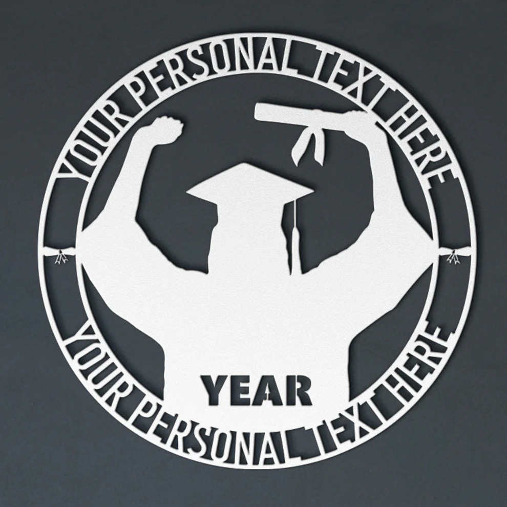 Graduation Season Wall Metal Signs Graduates Wall Decoration Gifts