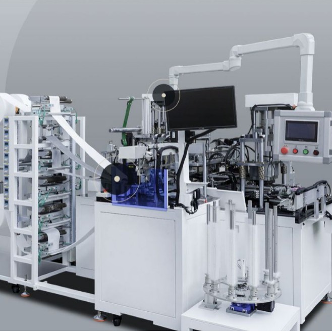 Fully Automatic 2097 Filter Cotton, Protective Mask Filter Cotton Machine, Snap-On Filter Cotton, Dust Mask Filter Cotton Equipment