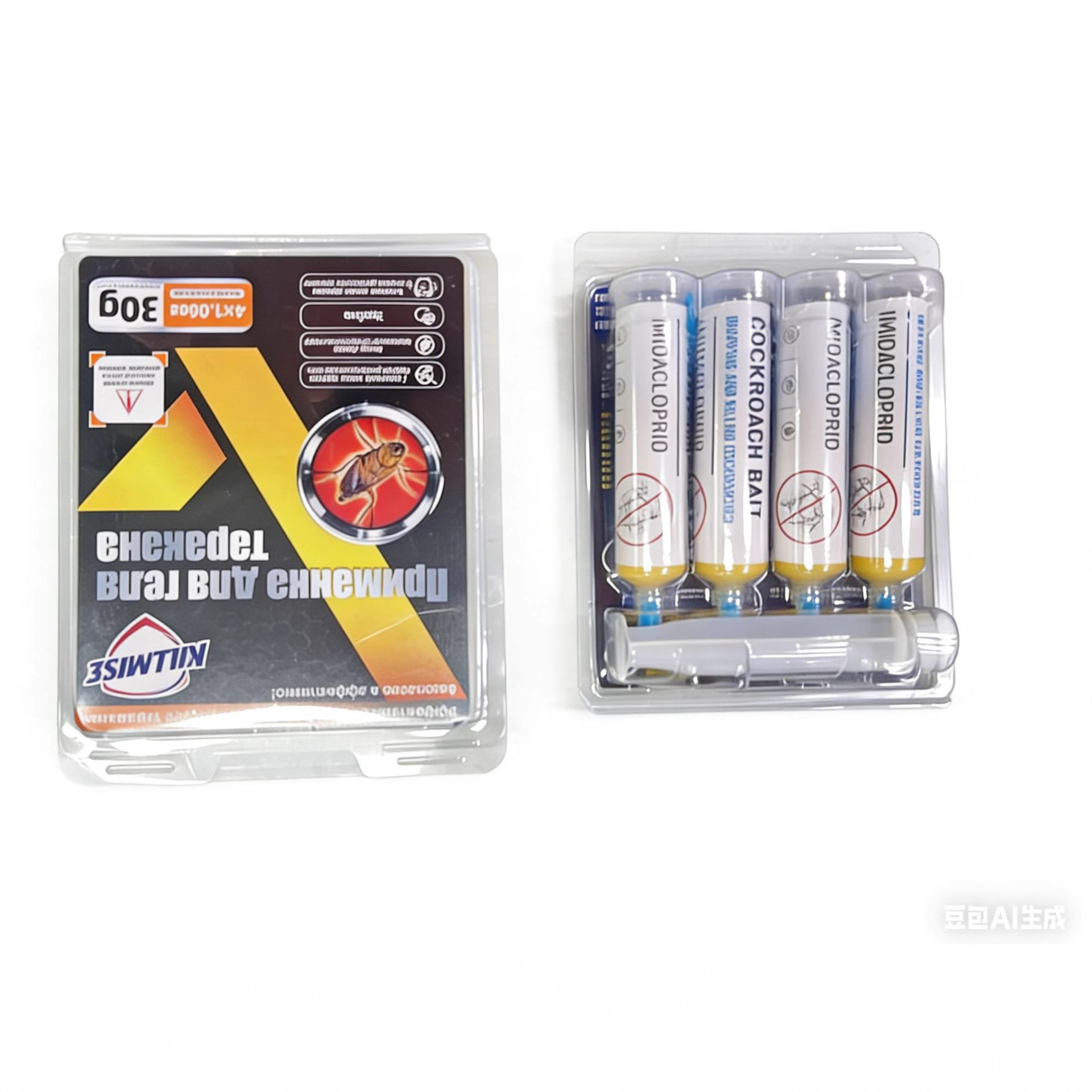 Cockroach Gel Bait 30g Gel Bait Syringe Gel Bait Cross-Border Foreign Trade Cockroach Gel Bait Imidacloprid Bait