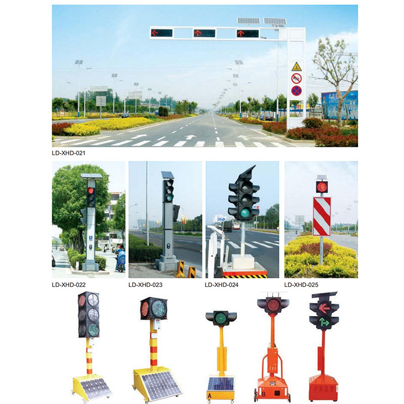 Factory Direct Supply of Intersection Traffic Signal Lights L-Shaped Traffic Light Poles Road Traffic Warning Signal Light Poles