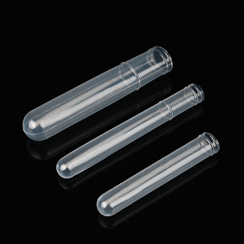 Disposable test tube experimental consumables plastic hose 12*7512*10015*100 sampling test tube plastic test tube