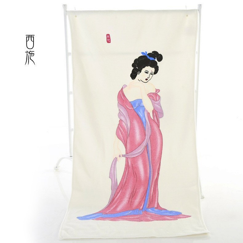 Creative Gift Color-Changing Magic Towel Confession Anime Cartoon Support Microfiber Printed Towel Custom Logo