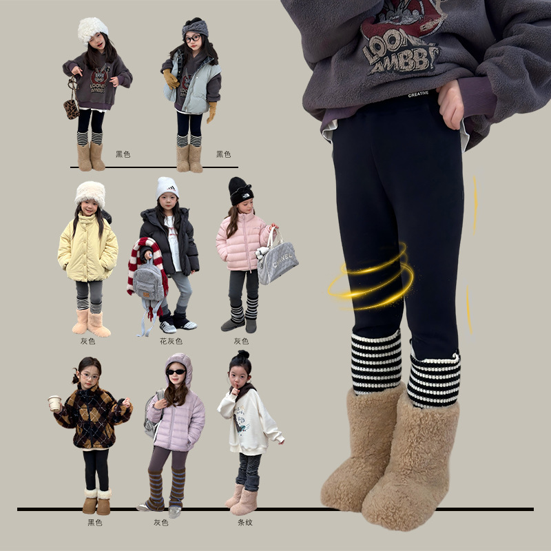 Детские брюки с флисовой подкладкой, утепленные 230г композитным флисом, высокоэластичные облегающие шерстяные леггинсы