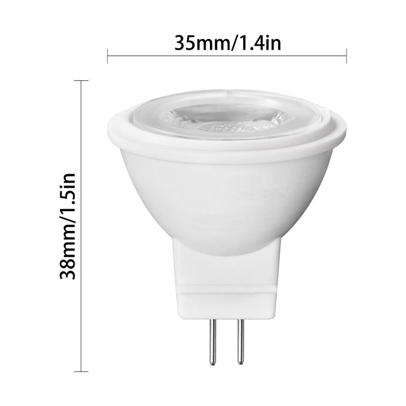 GU4 pin MR11 small spotlights 3W 12V24V 110V220V dimming plastic aluminum LED lamp cup manufacturers wholesale