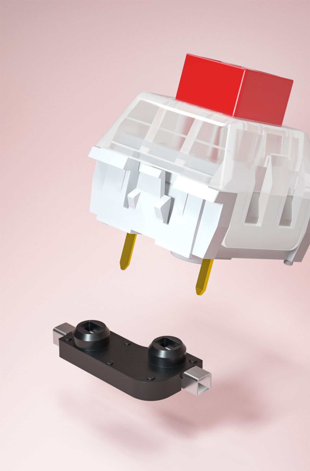 Kaihua kailh hot plug shaft base modification plug-in shaft mechanical keyboard shaft body self-changing shaft plug-in accessories