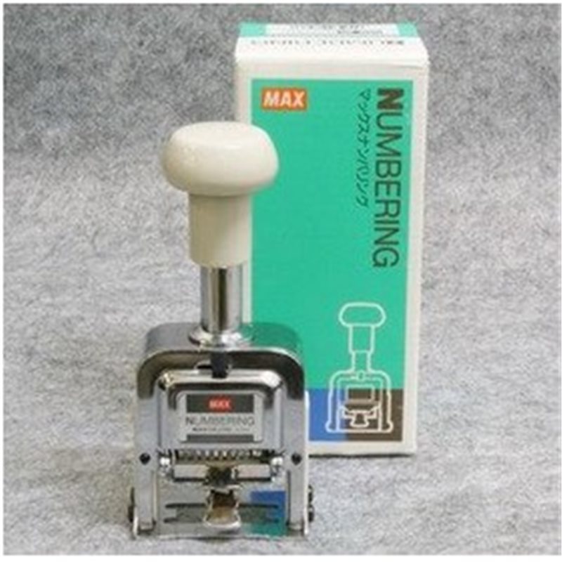 Imported Max N-504 5-Digit Numbering Machine Automatic Numbering Machine Automatic Numbering Stamp