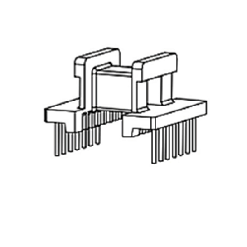 Atq23 Bakelite Skeleton Transformer Skeleton Horizontal 4+2 Flat Pin
