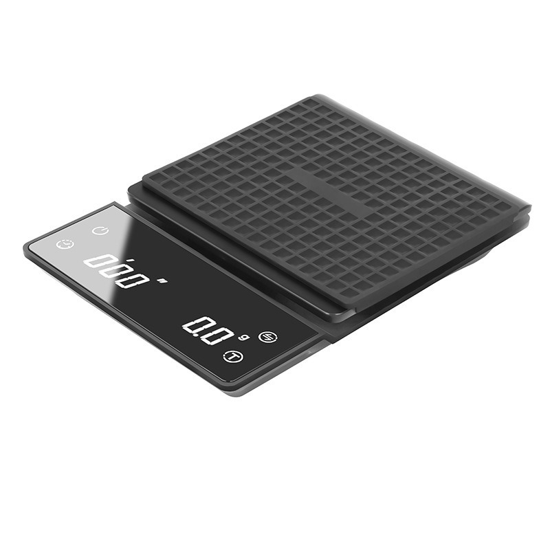 Manufacturer Stainless Steel Coffee Scale Smart Timing 0.1g Measurement Hand-Brewed Coffee Digital Scale Kitchen Scale in Stock