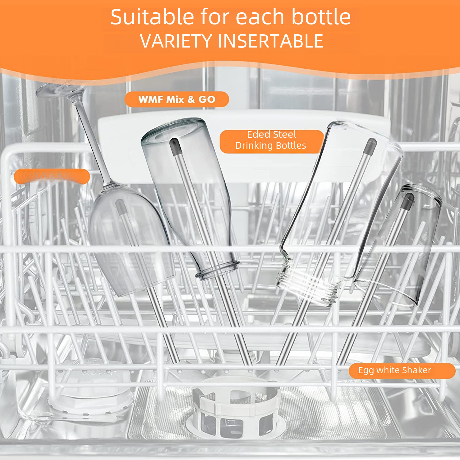 Soda Bottle Drain Holder Stainless Steel Dishwasher Drain For All Standard Dishwasher Bottle Rack