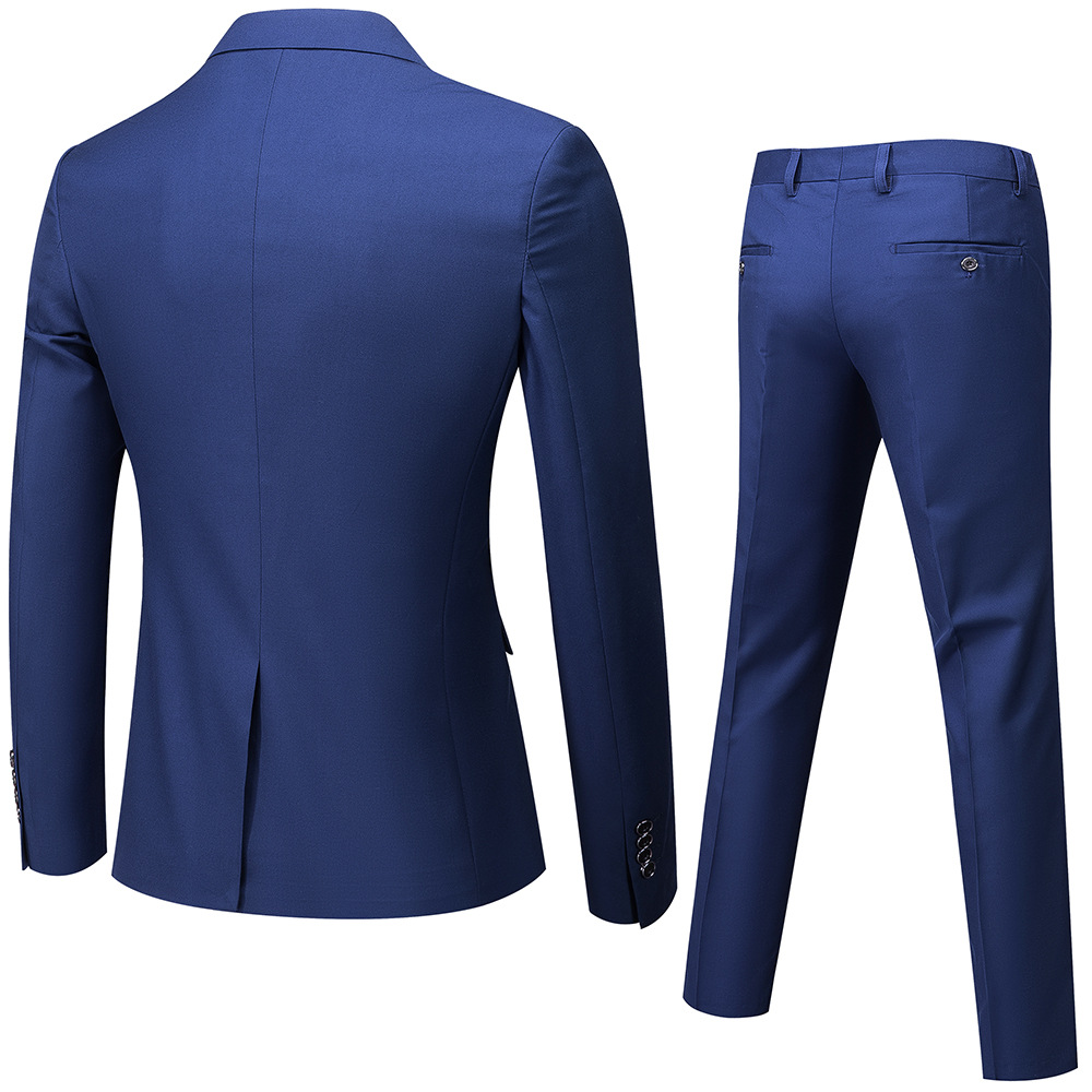 Men's Two-Piece Suit Business Casual Suit Professional Formal Wear Groomsmen Suit Groom Wedding Dress Summer