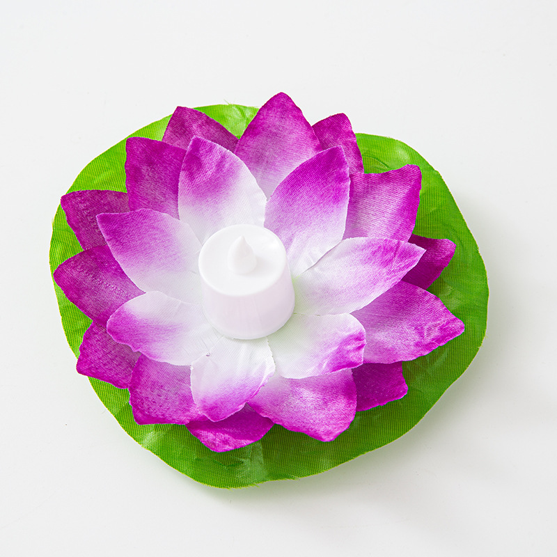 Wishing Lotus Lantern Led Digital Candle Drifting River Lantern Scenic Spot Decorative Lotus Lantern Spot Factory Direct Sale