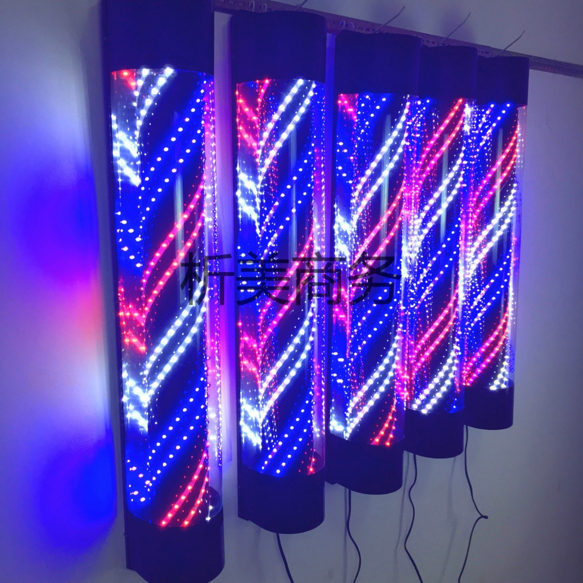 Прямые поставки от производителя, светодиодный настенный свет для парикмахерской, цветной световой короб, свет для парикмахерской, логотип красоты