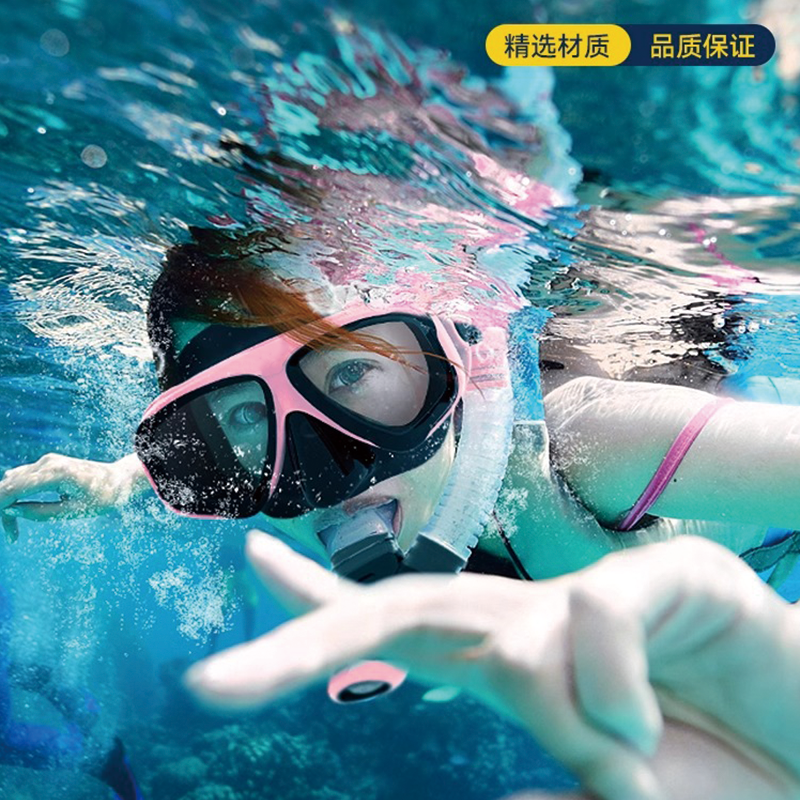 Snorkeling Mask Sambo 2025 Model Underwater Diving Mask Snorkel Set Fully Dry Snorkeling Swimming Equipment