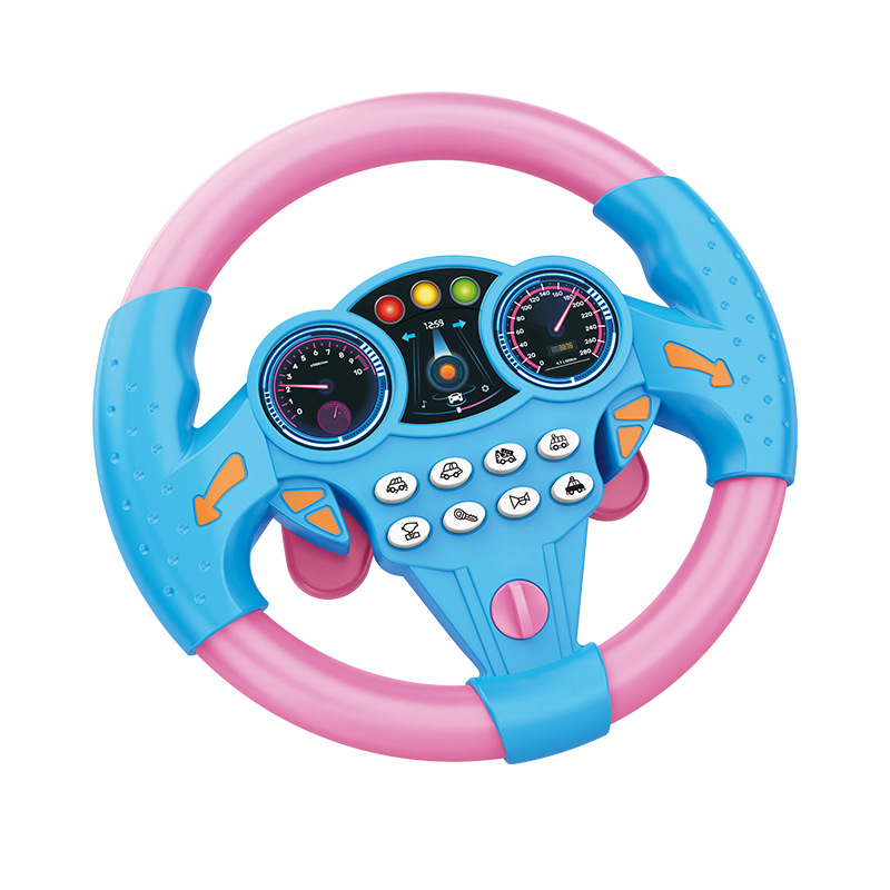 Simulation Multifunctional Steering Wheel Driving Simulation Car Co-Pilot Educational Boy Baby Early Education Baby Toy
