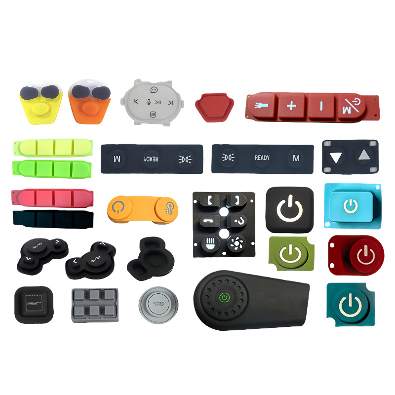 Manufacturer Customized Silicone Button Toy Silicone Button Waterproof Calculator Silicone Button Remote Control Button