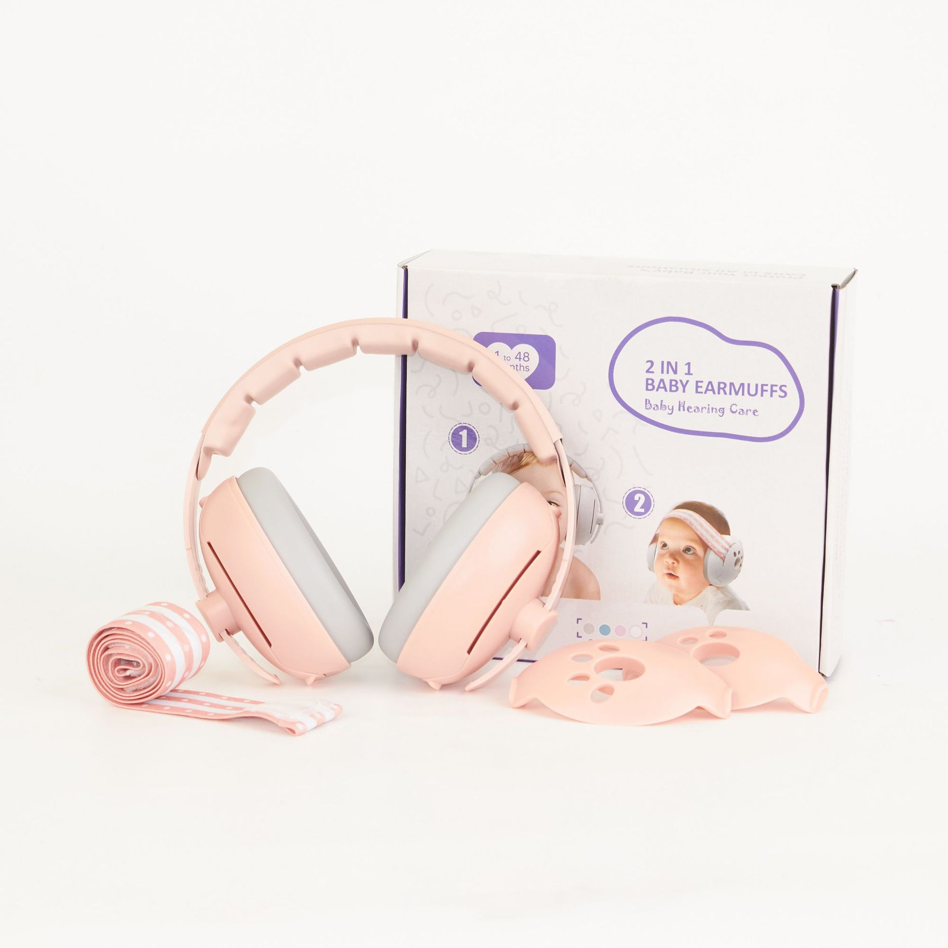 Soundproof Earmuffs for Children, Infants, Toddlers, Anti-Noise Sleep, Children, Infants, Protective, Noise Reduction, Mute Earmuffs