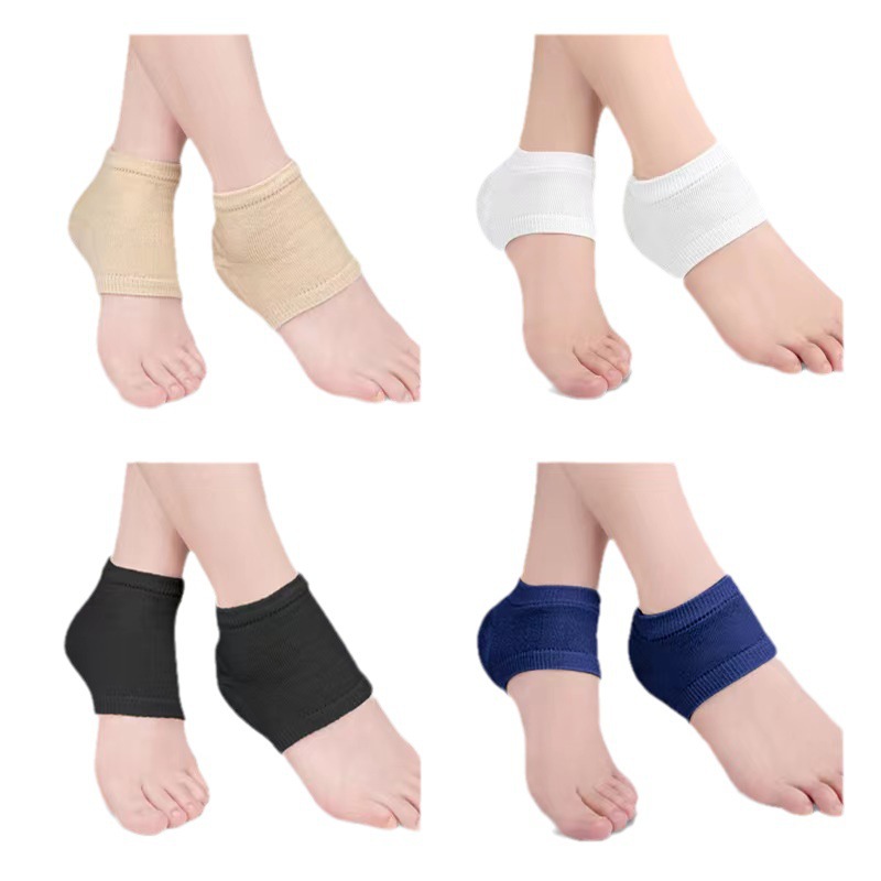 Прямые поставки защитные силиконовые носки для пяток, увлажняющие, против трещин, для мужчин и женщин