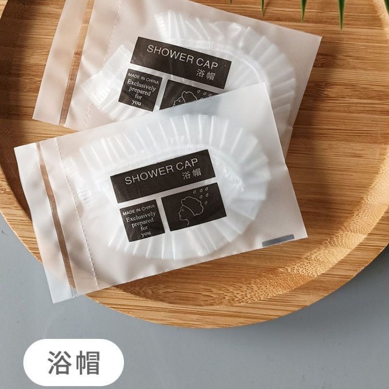 Одноразовая шапочка для душа, утолщенная, для гостиничных номеров, для салонов красоты, защитная от пыли, масла и воды
