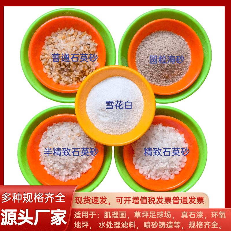 Поставка кварцевого песка для фильтрации воды, заполнение газонов, пескоструйная обработка и удаление ржавчины, частицы кварцевого песка, высокосиликатный кварцевый песок