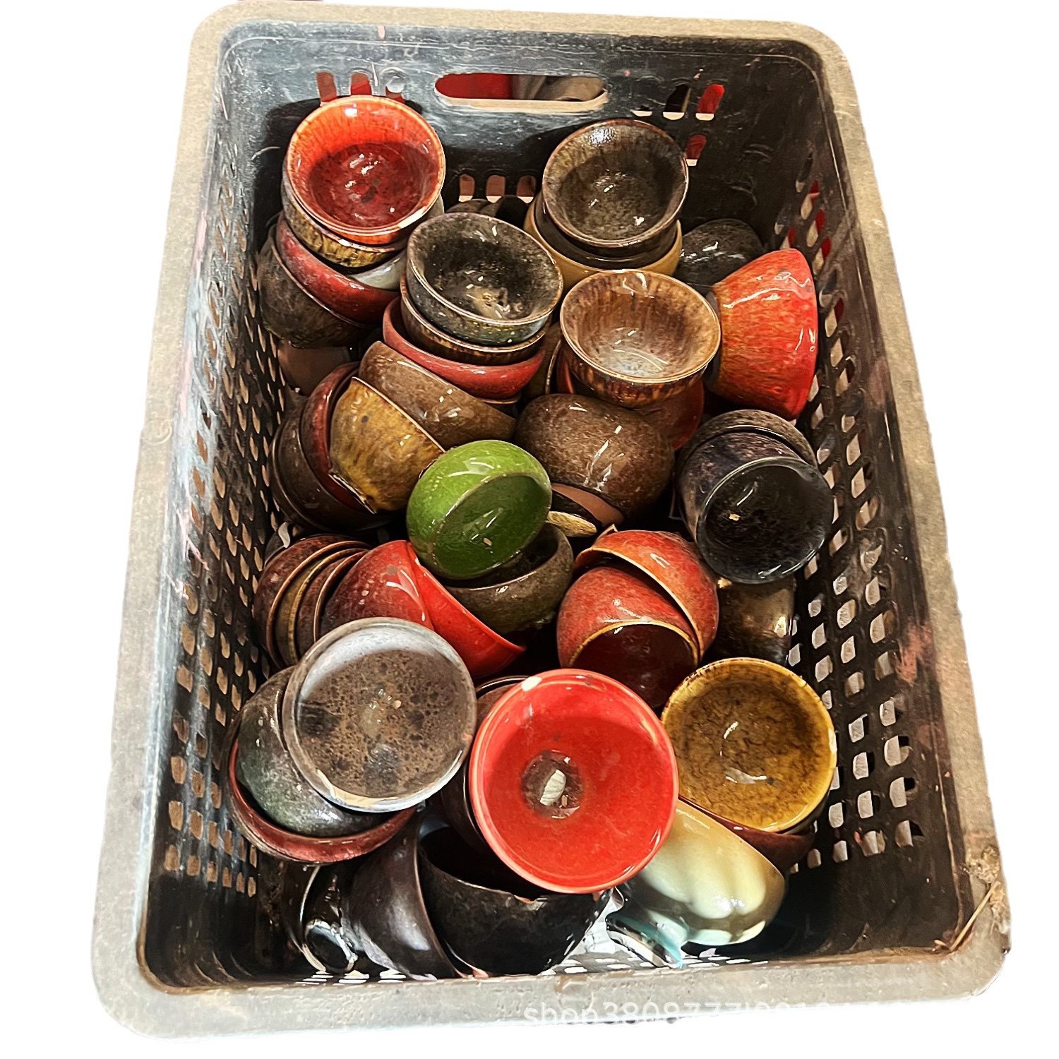 Wholesale of Defective Jianyang Jianzhan Master Cups for Live Kiln Openings, Large Quantity, Random Delivery