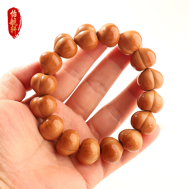 Monkey Head Peach Bracelet Jewelry Men's and Women's Gifts Wholesale Toy Pieces Manufacturer Wholesale Handmade Jewelry Direct Sales