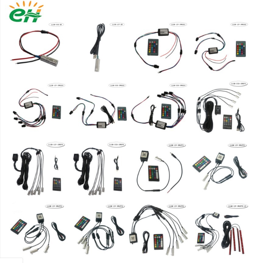 Customized Led Fiber Optic Light Source Lamp Aluminum Head Plastic Head 12V5V24Vusb with Battery Spotlight Bead Lamp Head